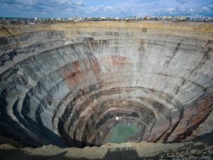 Mina rusa de diamantes de Mir Mina rusa de diamantes de Mir