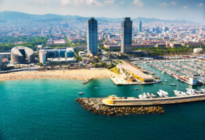 Port Olímpic de Barcelona, desde donde se podrá observar la Copa América de Vela 2024 Port Olímpic de Barcelona, desde donde se podrá observar la Copa América de Vela 2024